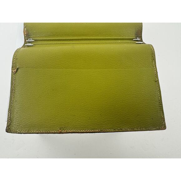 Hermes Lime Green Leather Agenda Cover - Picture 8 of 9